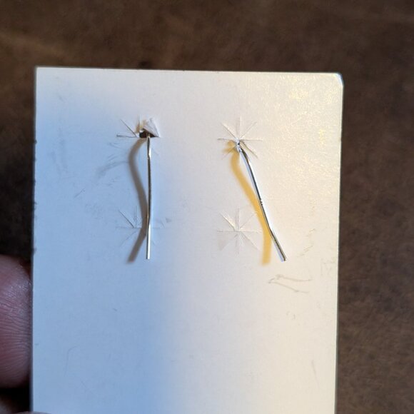 🍬 Sterling Silver Hershey’s Kiss Earrings – Hook Style - Picture 3 of 6